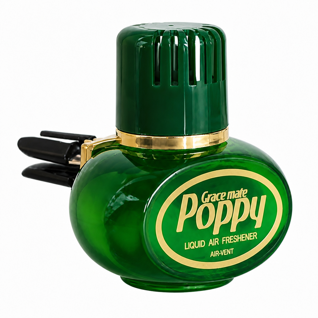 Mini Poppy Grace mate Lufterfrischer Kiefer Pine Duft für Lüftungsgitter LKW KFZ Auto Bus