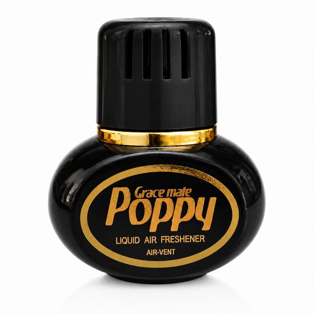 Mini Poppy Grace mate Lufterfrischer New Car Duft für Lüftungsgitter LKW KFZ Auto Bus