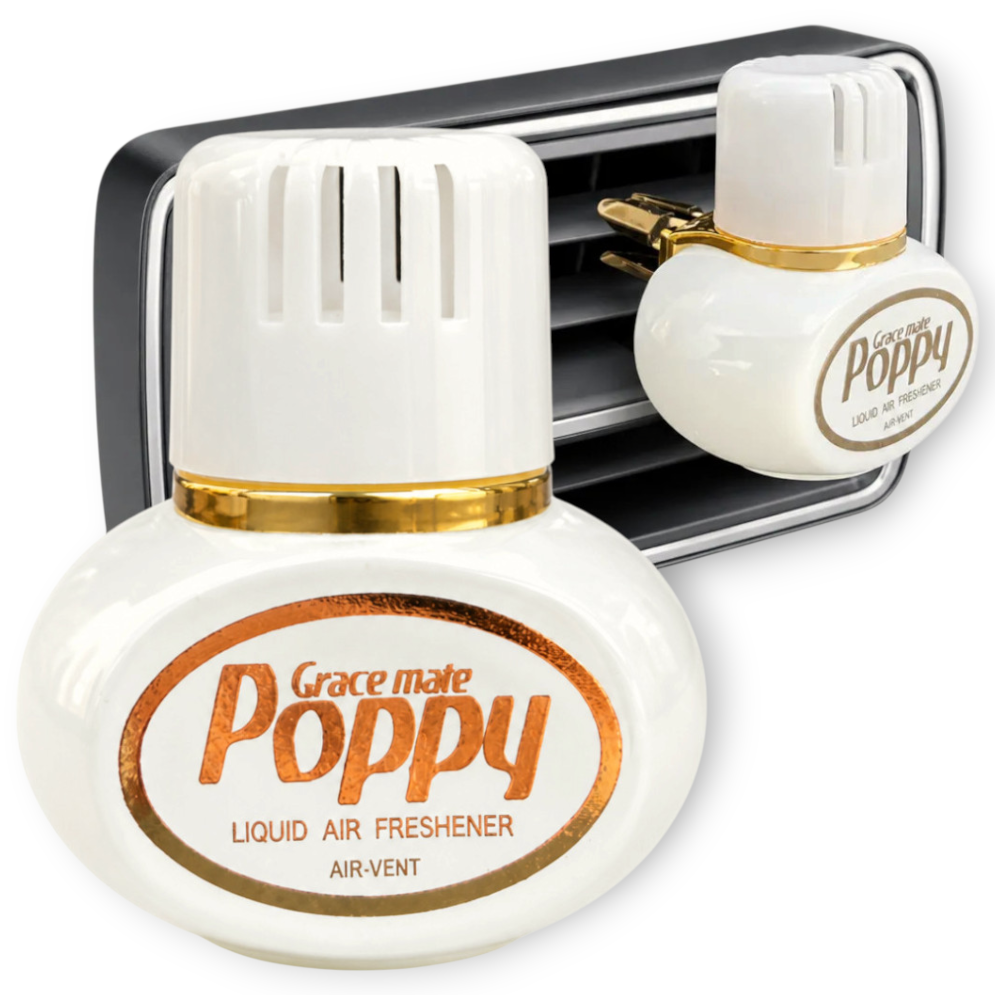 Mini Poppy Grace mate Lufterfrischer Jasmin Duft für Lüftungsgitter LKW KFZ Auto Bus