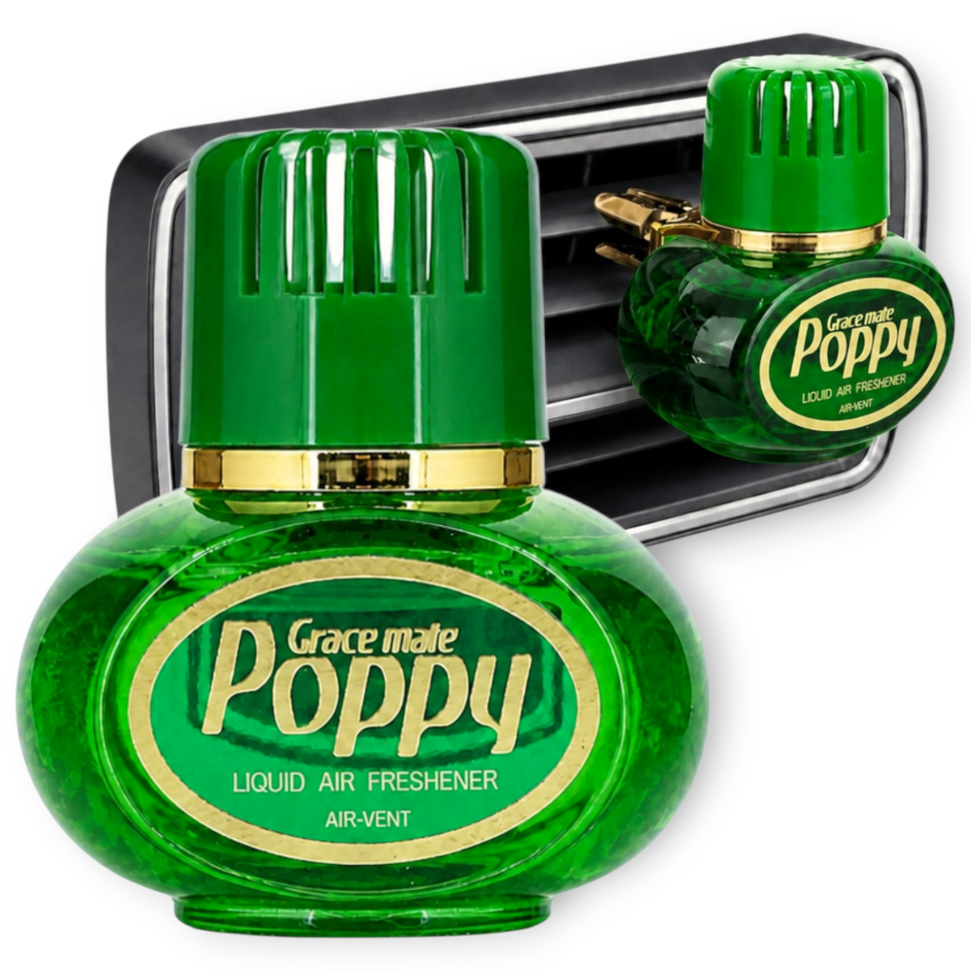 Mini Poppy Grace mate Lufterfrischer Kiefer Pine Duft für Lüftungsgitter LKW KFZ Auto Bus
