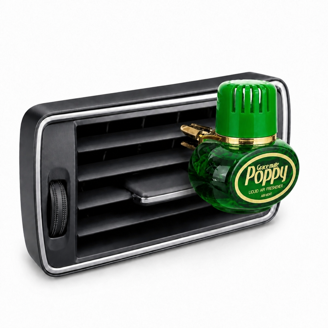 Mini Poppy Grace mate Lufterfrischer Kiefer Pine Duft für Lüftungsgitter LKW KFZ Auto Bus