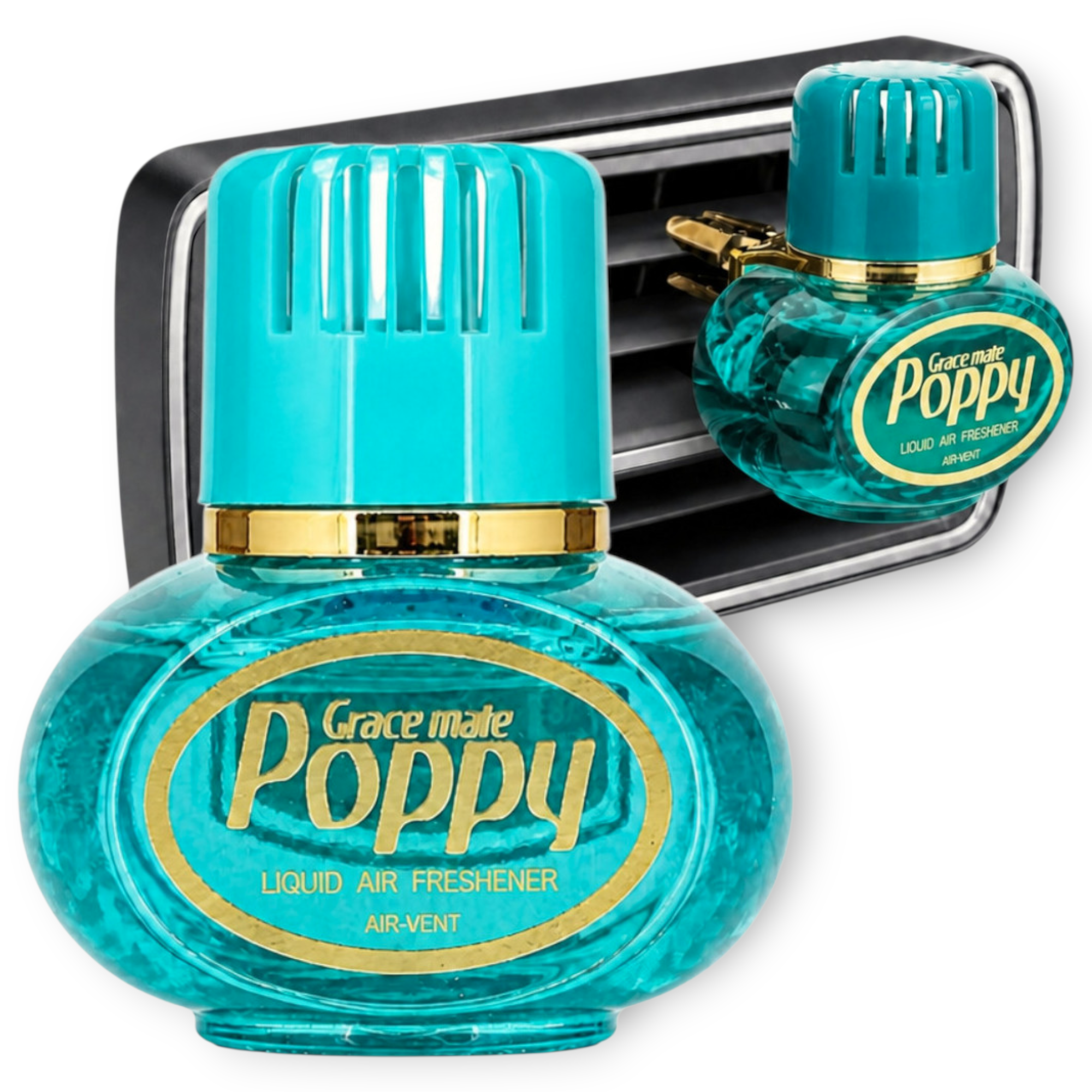 Mini Poppy Grace mate Lufterfrischer Freesie Duft für Lüftungsgitter LKW KFZ Auto Bus