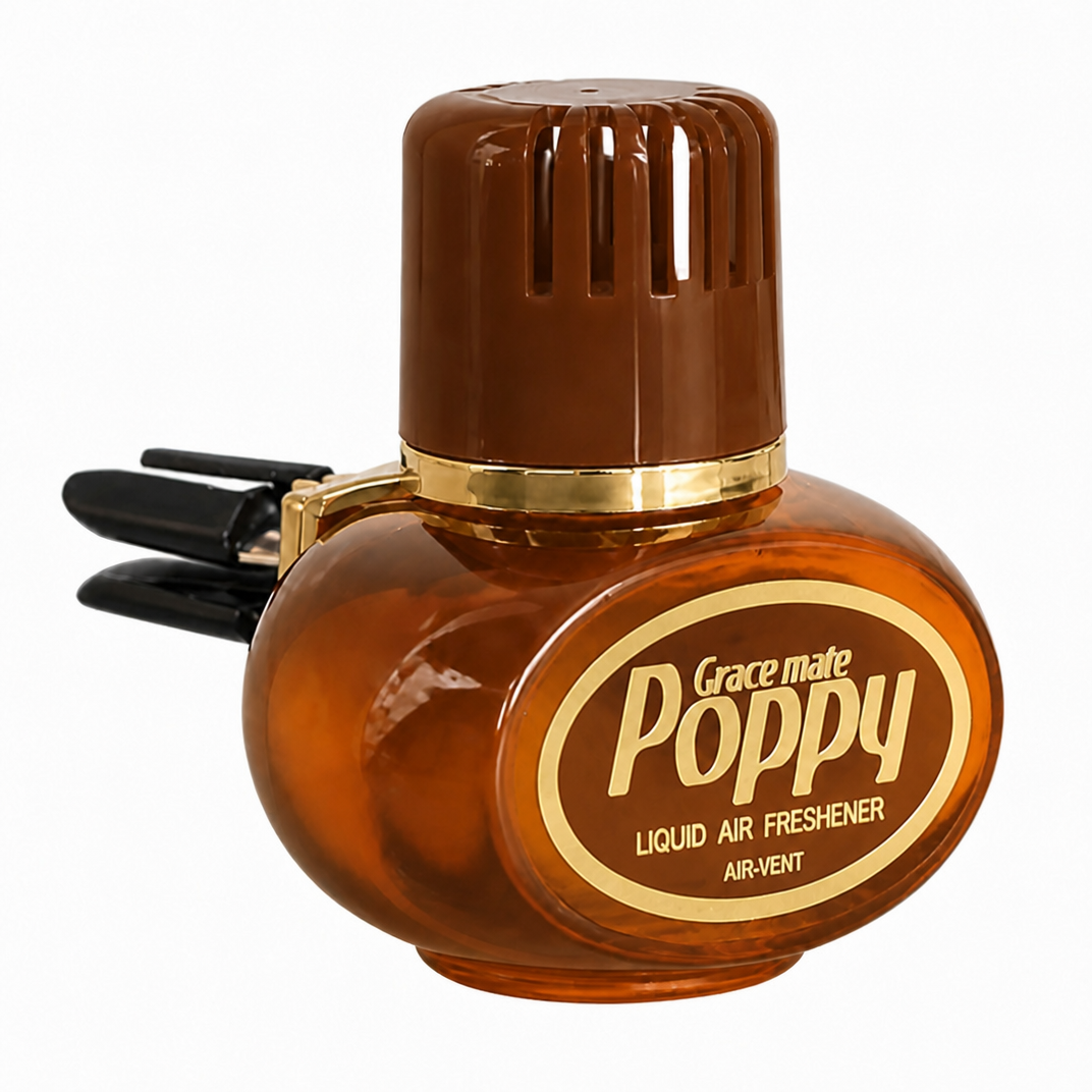 Mini Poppy Grace mate Lufterfrischer Vanille Duft für Lüftungsgitter LKW KFZ Auto Bus