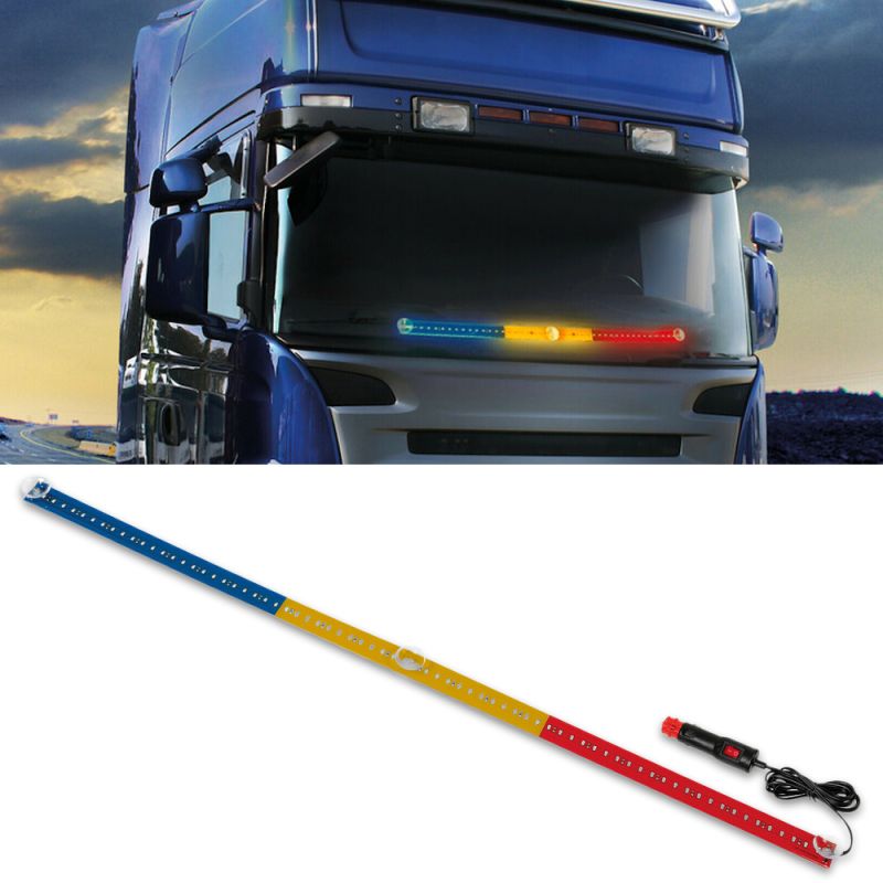 TRUCK DUCK® LED light strip 90cm 24V illuminated flag Romania truck ...